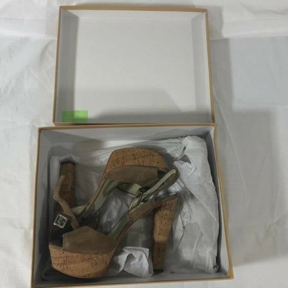 Michael Kors Women’s Shoes Sandals Suede Heels 9 - Picture 7 of 12